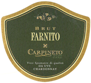 Etichetta del vino Farnito Brut