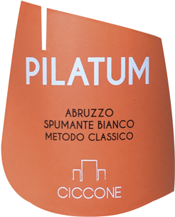 Etichetta del vino Abruzzo Pilatum Pas Dosé 2017