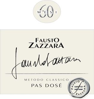 Etichetta del vino 60 Mesi Brut