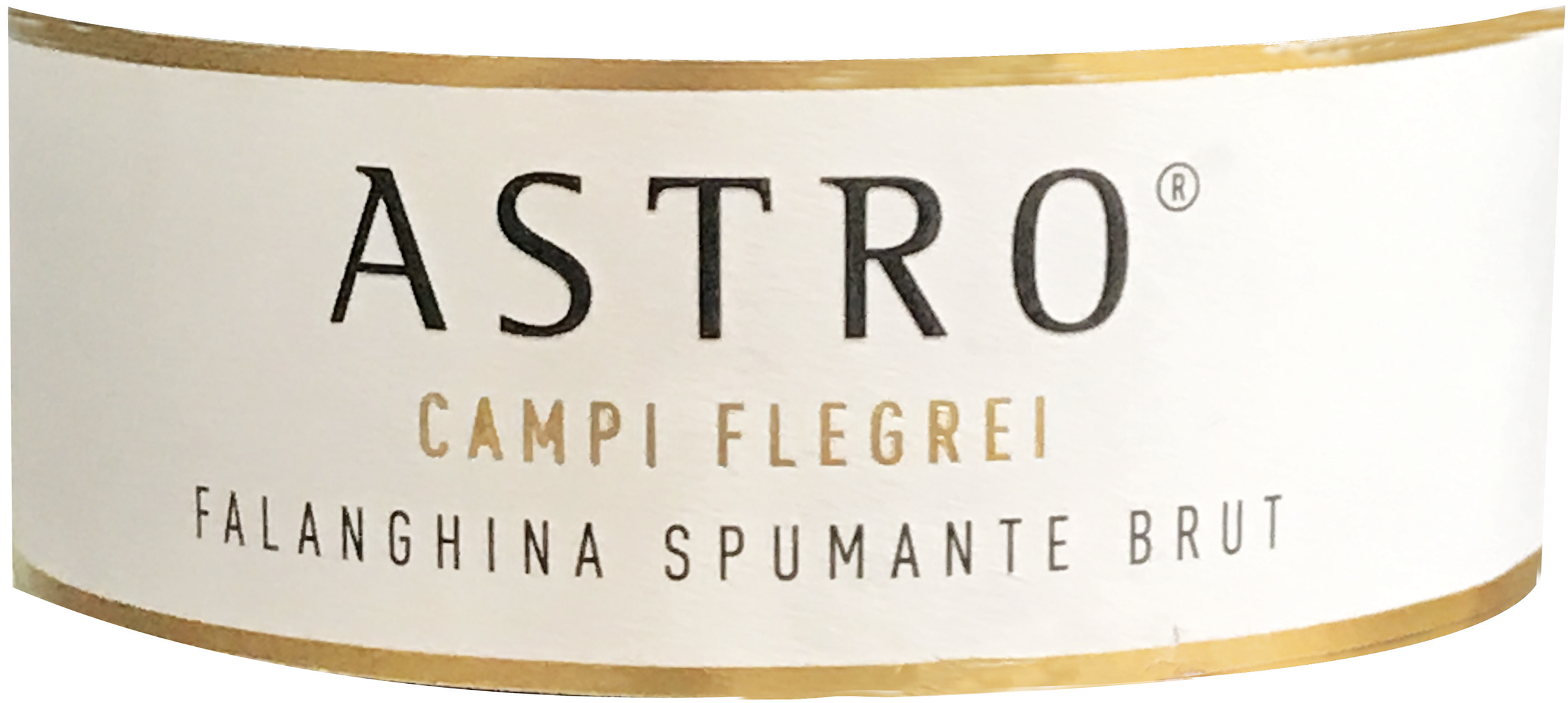 Etichetta del vino Campi Flegrei Falanghina Astro Brut