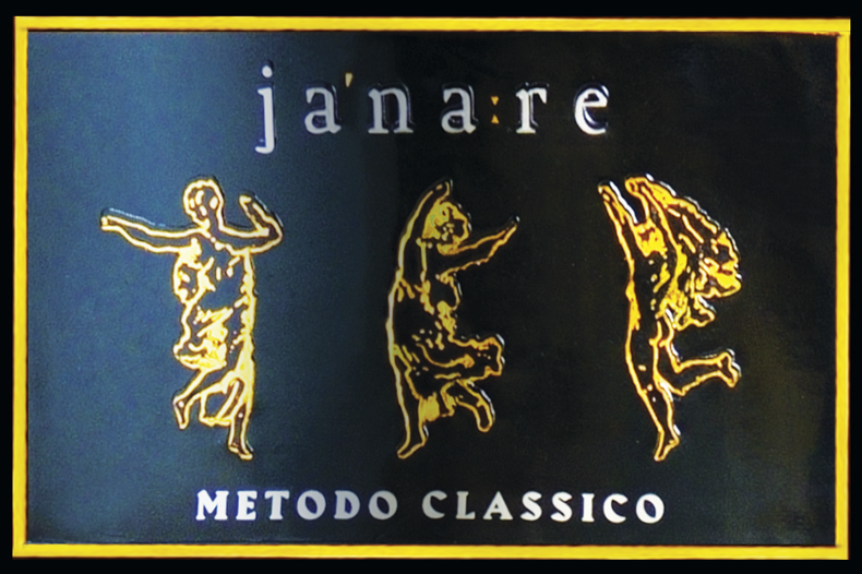 Etichetta del vino Falanghina del Sannio Janare Cinquantenario Brut 2017