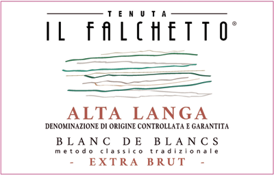 Etichetta del vino Alta Langa Blanc de Blancs Extra Brut 2021