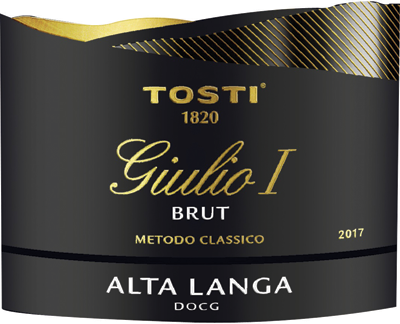 Etichetta del vino Alta Langa Giulio I Brut 2017