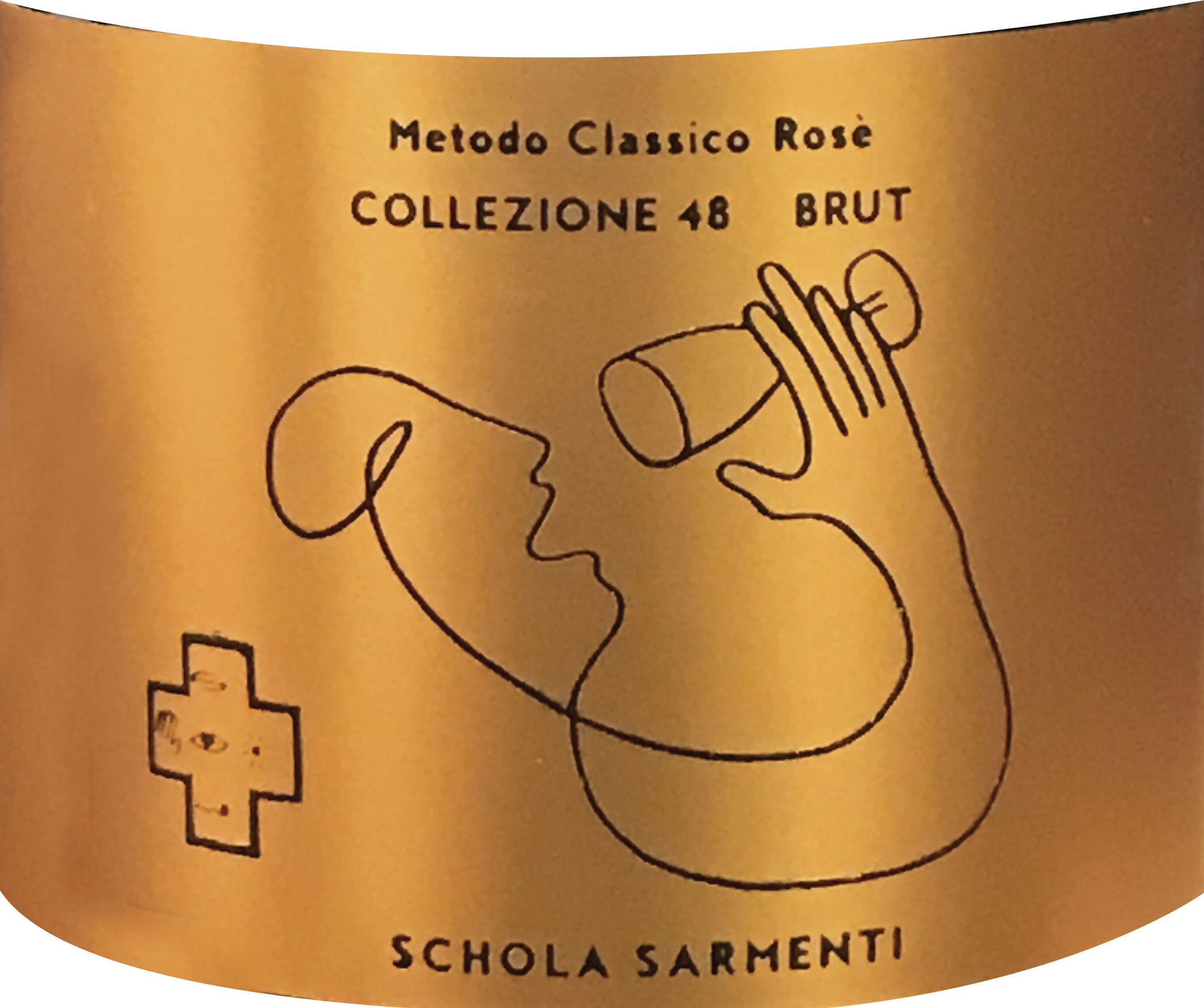 Etichetta del vino Salento Collezione 48 Rosé Brut 2016