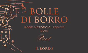Etichetta del vino Bolle di Borro Rosé Brut 2015