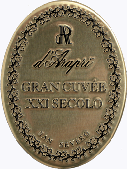 Etichetta del vino Gran Cuvée XXI secolo Brut 2015