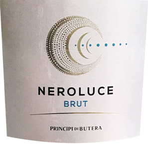 Etichetta del vino Sicilia Nero d’Avola Neroluce Brut