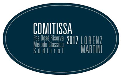 Etichetta del vino Alto Adige Riserva Comitissa Pas Dosé 2018