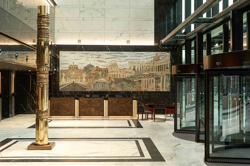 Hilton Rome La Lama. Arte e accoglienza all’Eur