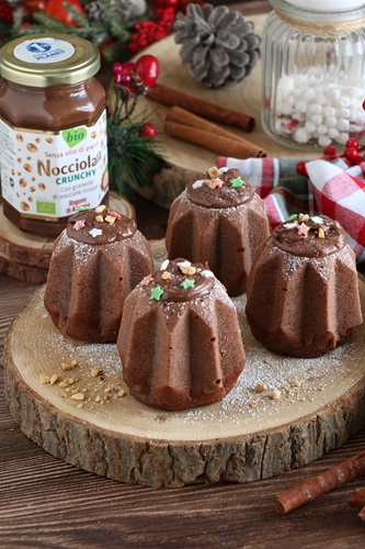 Mini pandori con nocciolata crunchy