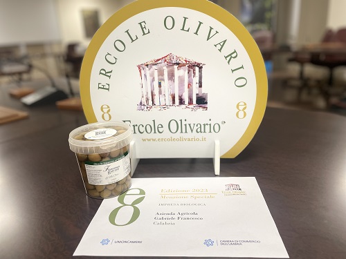 Premiati a Perugia le migliori produzioni di olive da tavola italiane