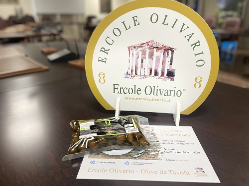 Premiati a Perugia le migliori produzioni di olive da tavola italiane