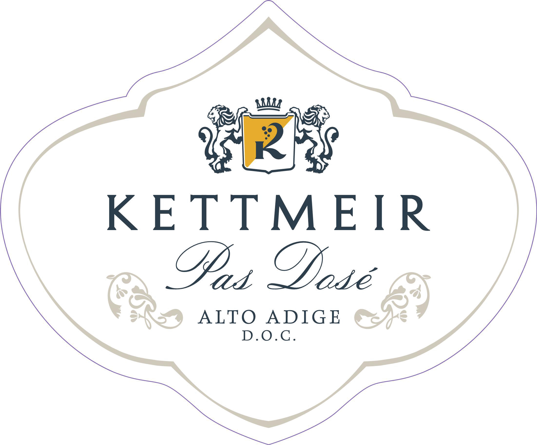 Etichetta del vino Alto Adige Pas Dosé 2018