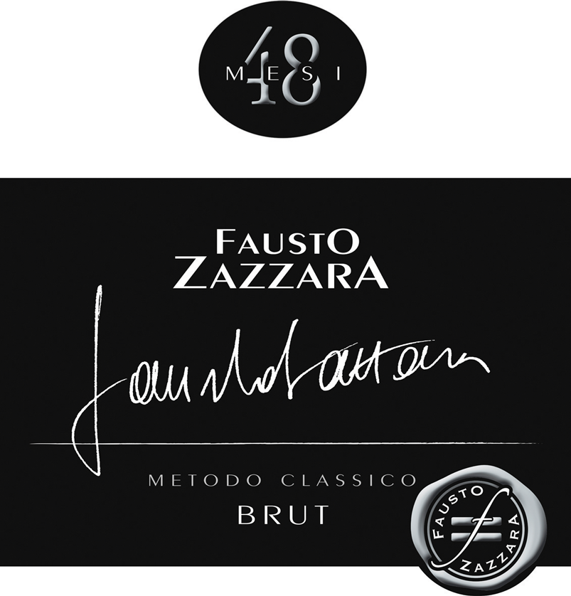 Etichetta del vino 48 Mesi Brut