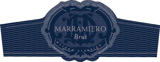 Etichetta del vino Brut