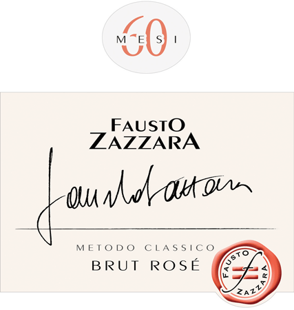 Etichetta del vino 60 Mesi Rosé Brut