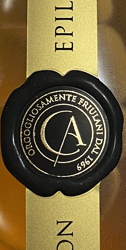 Etichetta del vino Epilogo di Cantalfieri Limited Edition Brut 2004