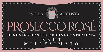 Etichetta del vino Prosecco Rosé Brut 2022