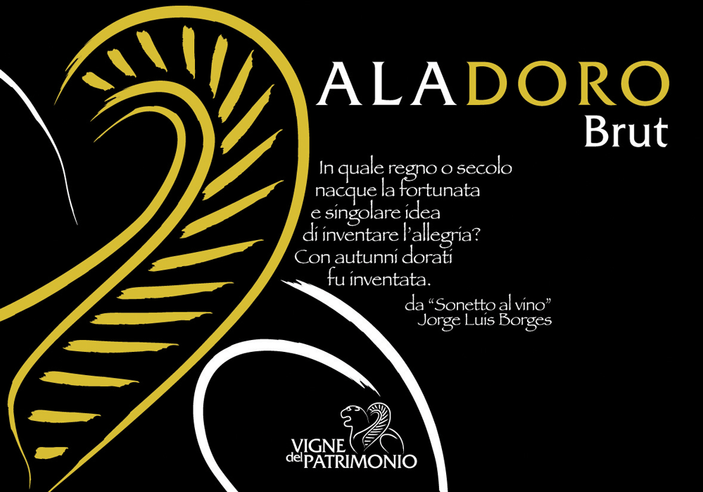 Etichetta del vino Aladoro Brut