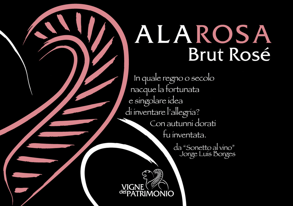 Etichetta del vino Alarosa Rosé Brut
