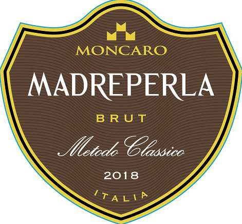 Etichetta del vino Madreperla Brut 2018