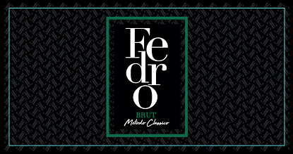 Etichetta del vino Fedro Brut 2019
