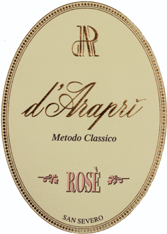 Etichetta del vino Rosé Brut