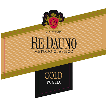 Etichetta del vino Puglia Bombino Bianco Gold
