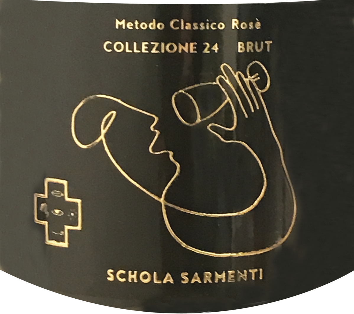 Etichetta del vino Salento Collezione 24 Rosé Brut 2019