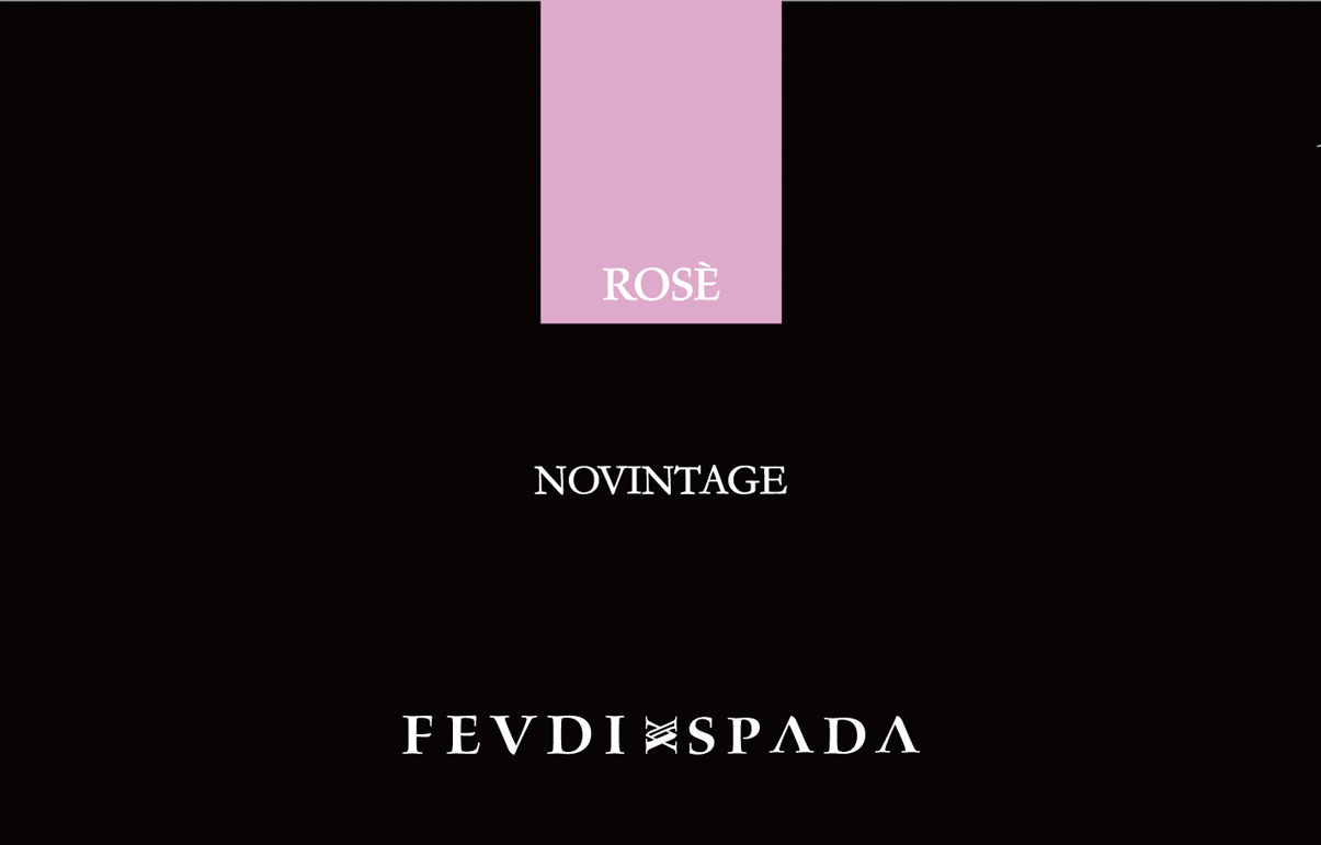 Etichetta del vino Novintage Rosé Brut