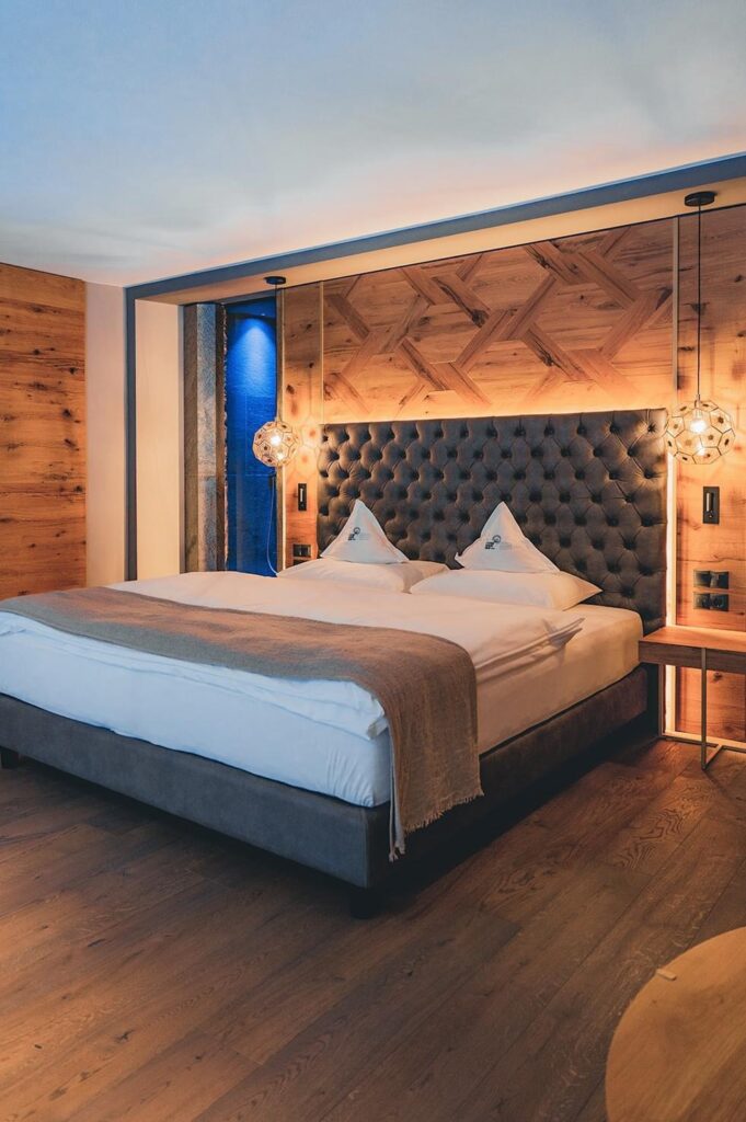 Relax in sauna ammirando il maestoso Catinaccio