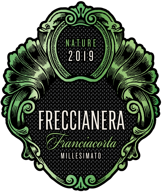 Etichetta del vino Franciacorta Freccianera Nature 2019