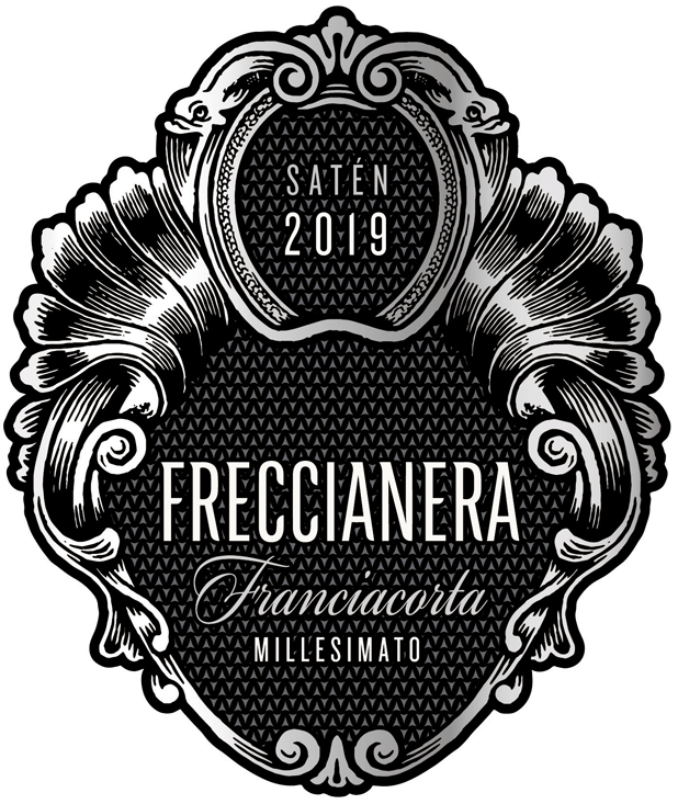 Etichetta del vino Franciacorta Freccianera Satèn 2019