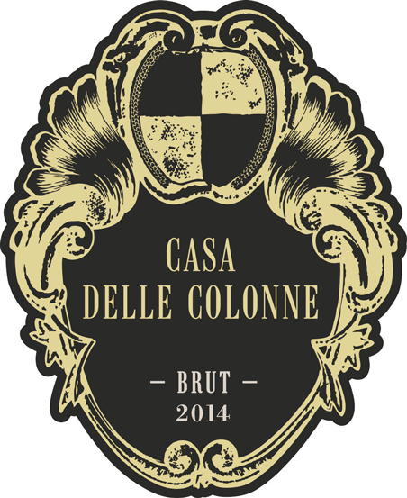 Etichetta del vino Franciacorta Riserva Casa delle Colonne Brut 2014