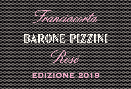 Etichetta del vino Franciacorta Rosé Extra Brut Edizione 2019