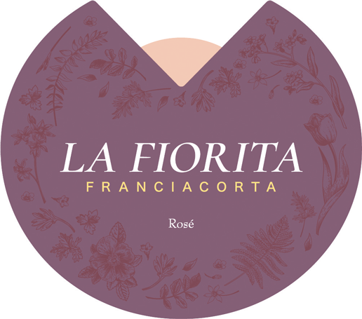 Etichetta del vino Franciacorta Rosé Brut