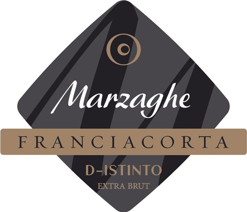 Etichetta del vino Franciacorta D-Istinto Extra Brut 2013