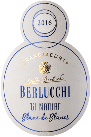 Etichetta del vino Franciacorta ’61 Blanc de Blancs Nature 2016