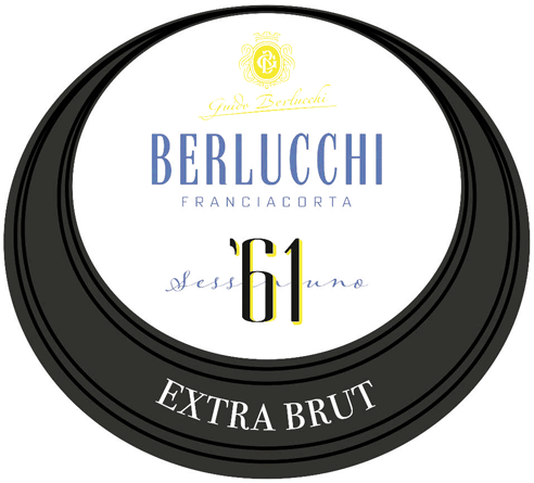 Etichetta del vino Franciacorta ’61 Extra Brut