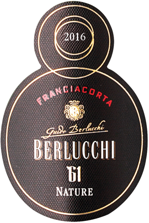 Etichetta del vino Franciacorta ’61 Nature 2016