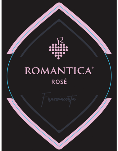 Etichetta del vino Franciacorta Rosé Brut 2019
