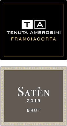Etichetta del vino Franciacorta Satèn 2019