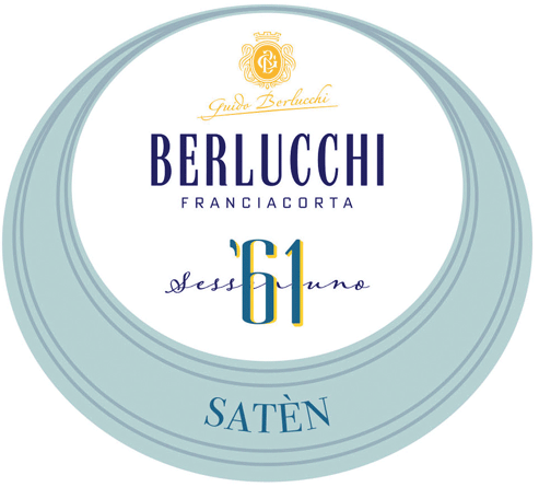 Etichetta del vino Franciacorta ’61 Satèn