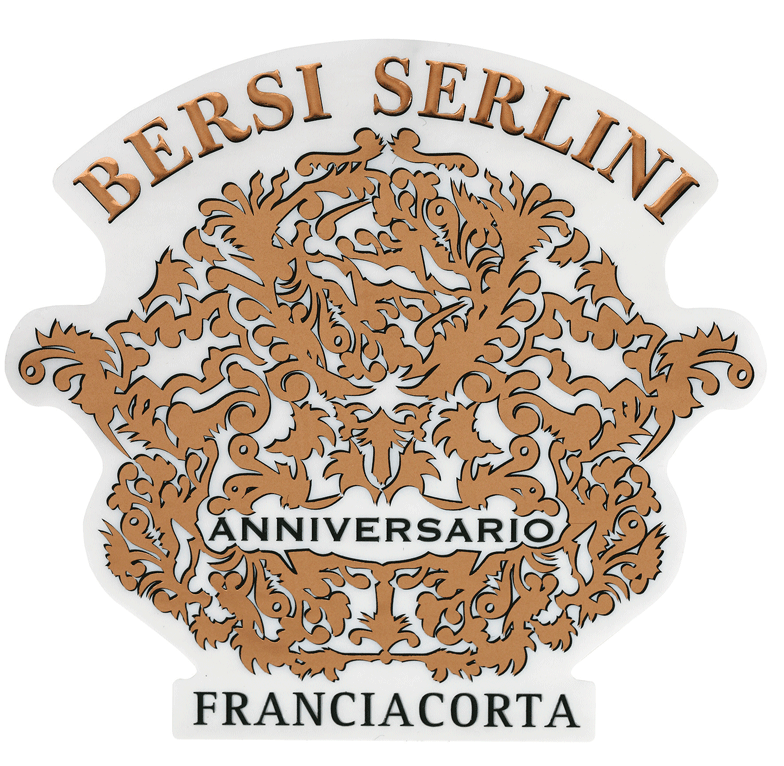 Etichetta del vino Franciacorta Anniversario Brut