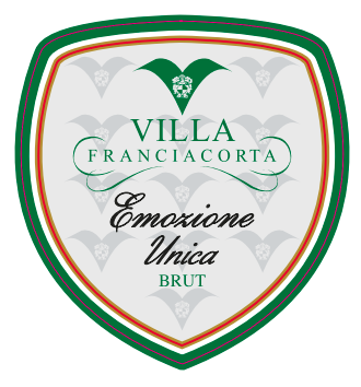 Etichetta del vino Franciacorta Emozione Unica Extra Brut 2017