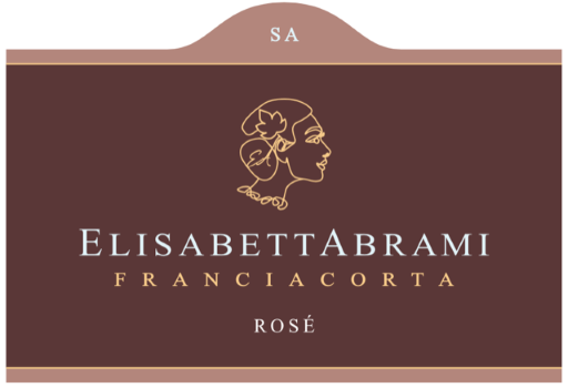 Etichetta del vino Franciacorta Rosé Brut