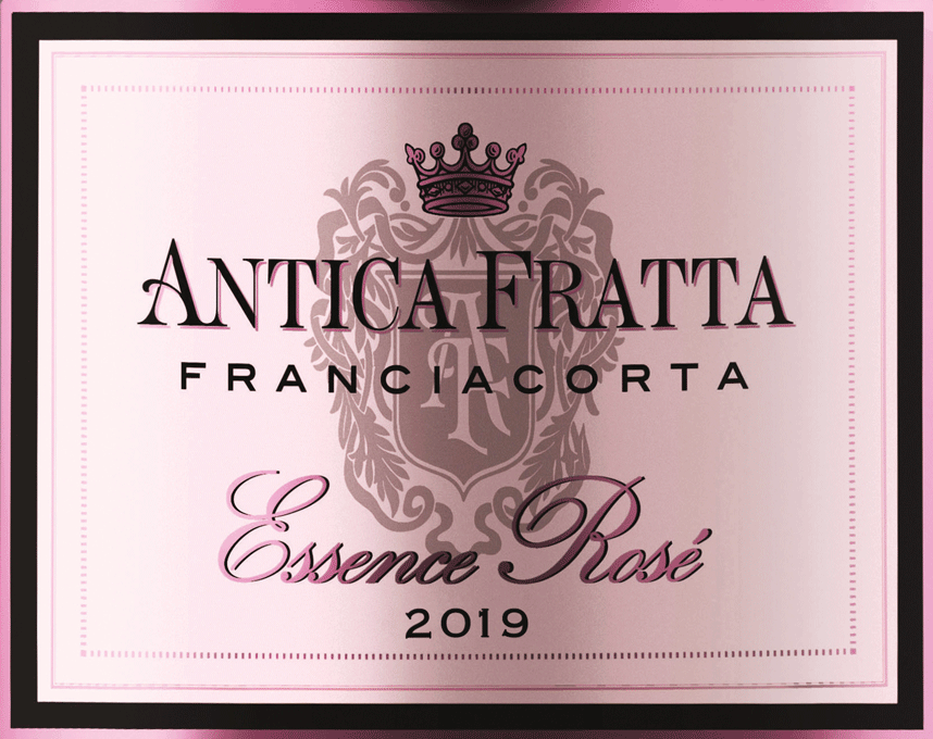 Etichetta del vino Franciacorta Essence Rosé Brut 2019