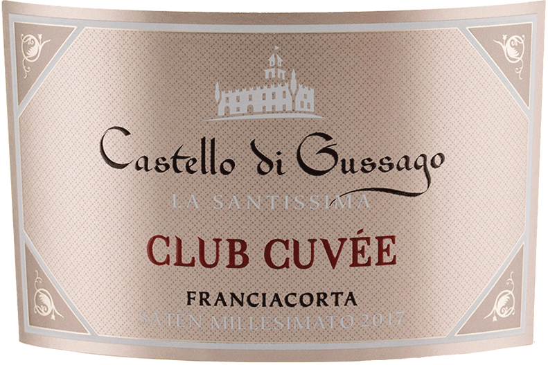 Etichetta del vino Franciacorta Club Cuvée Satèn 2017