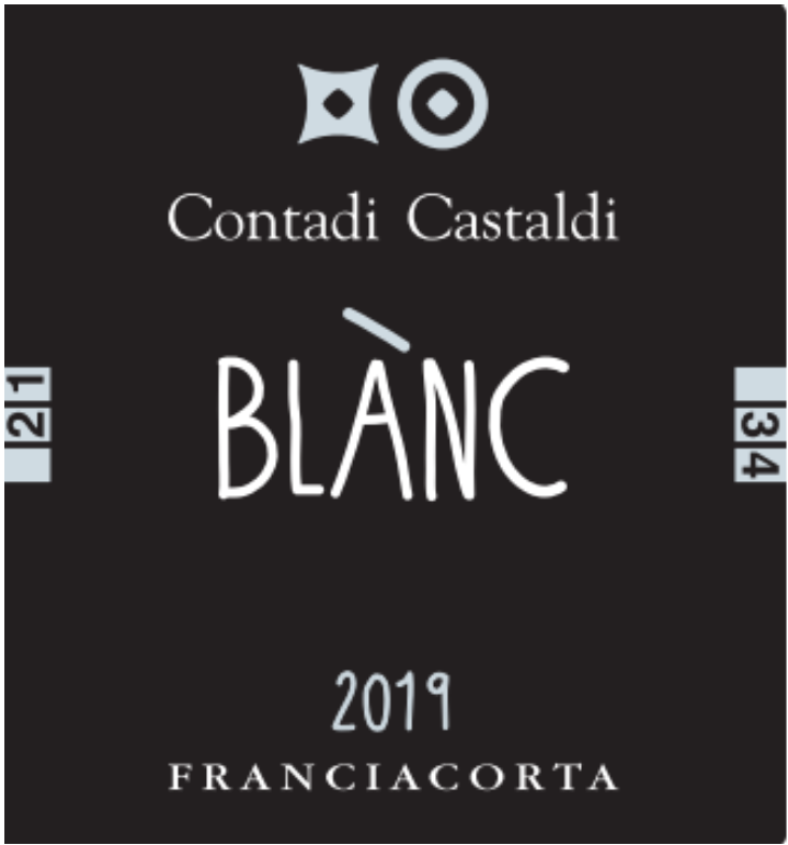 Etichetta del vino Franciacorta Blànc Extra Brut 2019