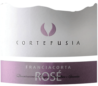 Etichetta del vino Franciacorta Rosé Brut
